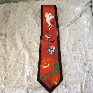 Hallmark Seasonal Concepts Men's Halloween Spooky Novelty Ghost Tie